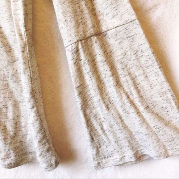 LOFT Light Grey Cold Shoulder Bell Sleeve Top - Picture 6 of 8